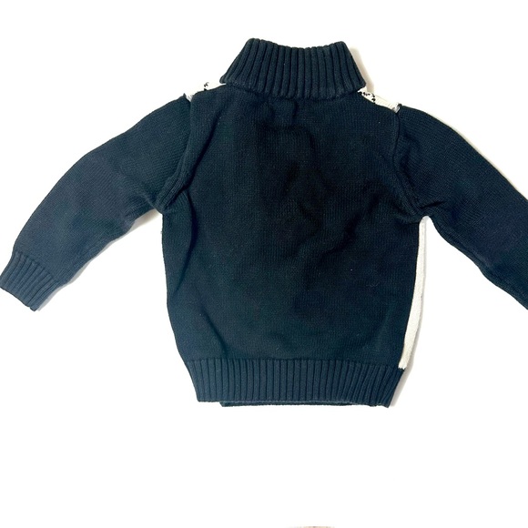 ONE KID | 2T Boys | Argyle Front Zipper Sweater - Picture 4 of 9
